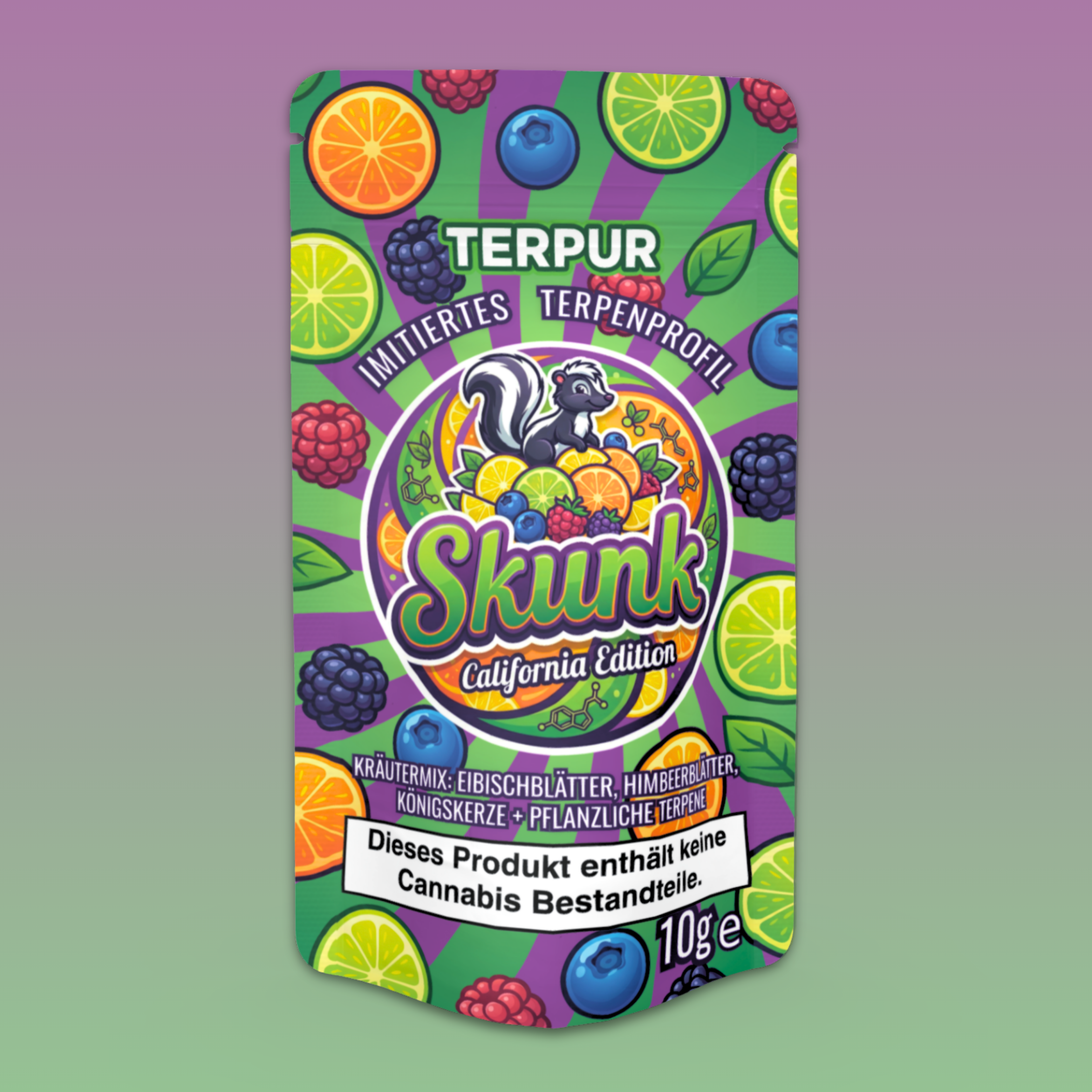 TERPUR Skunk 10g Kräutermischung im Aromabeutel, wiederverschließbar