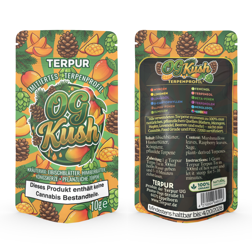 TERPUR OG Kush 10g Kräutermischung im Aromabeutel, wiederverschließbar