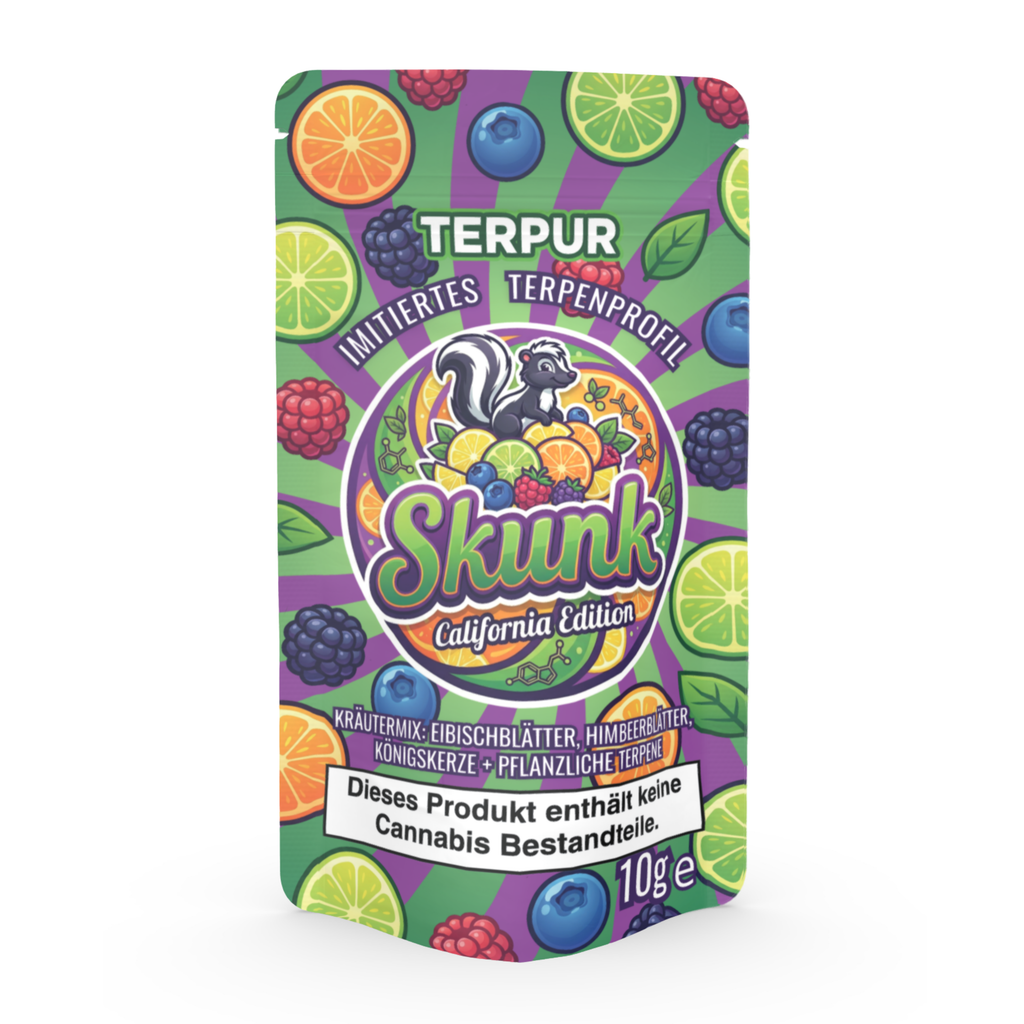 TERPUR Skunk 10g Kräutermischung im Aromabeutel, wiederverschließbar