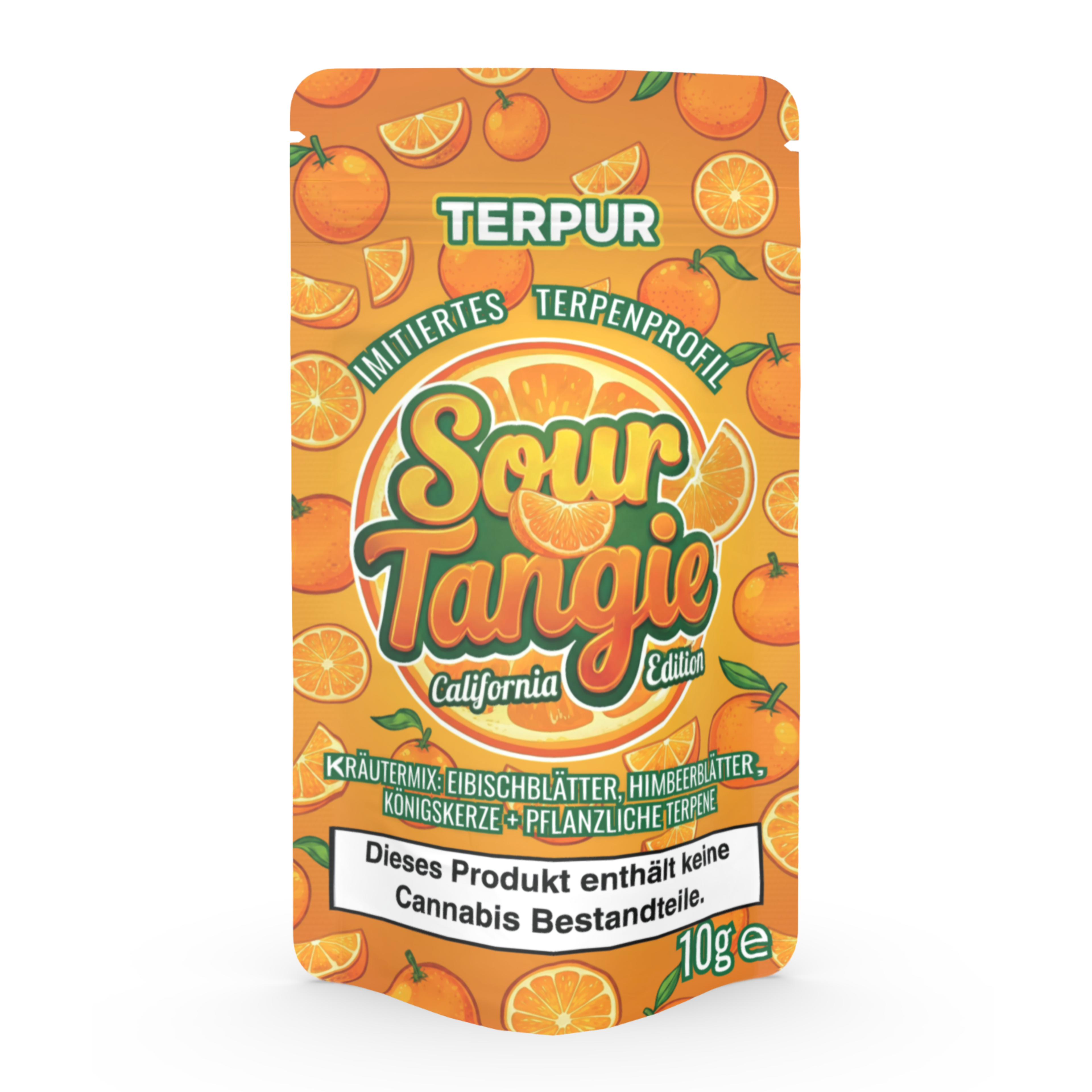 Sour Tangie 10g Kräutermischung im Aromabeutel, wiederverschließbar